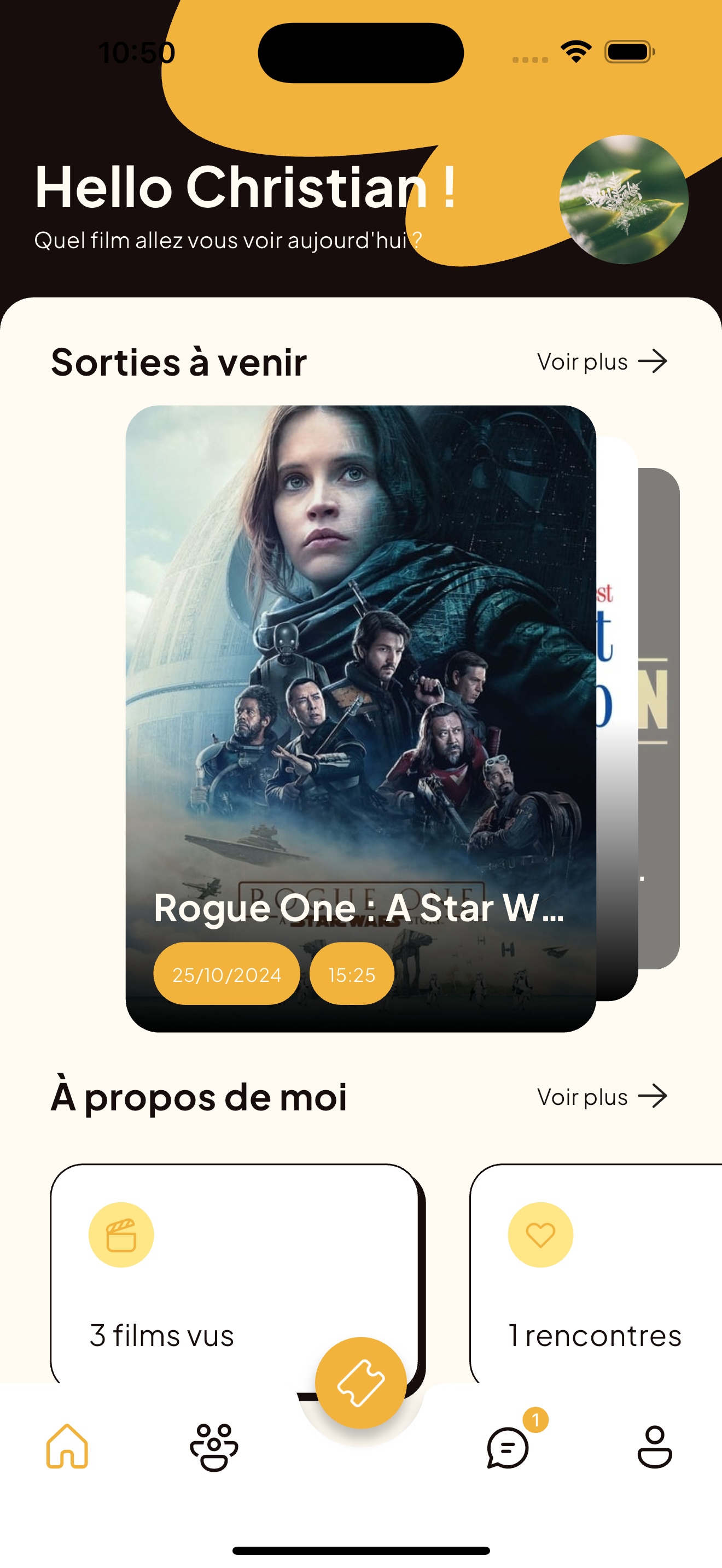 CinéMate Accueil